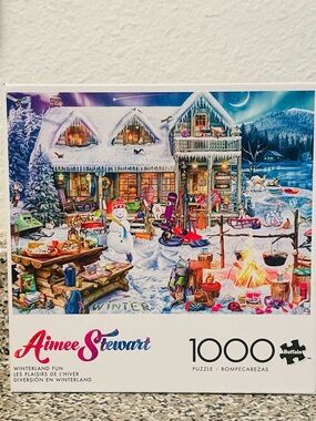 ‼️BOGO FREE‼️ Aimee Stewart Winterland Fun 1000 Piece Puzzle